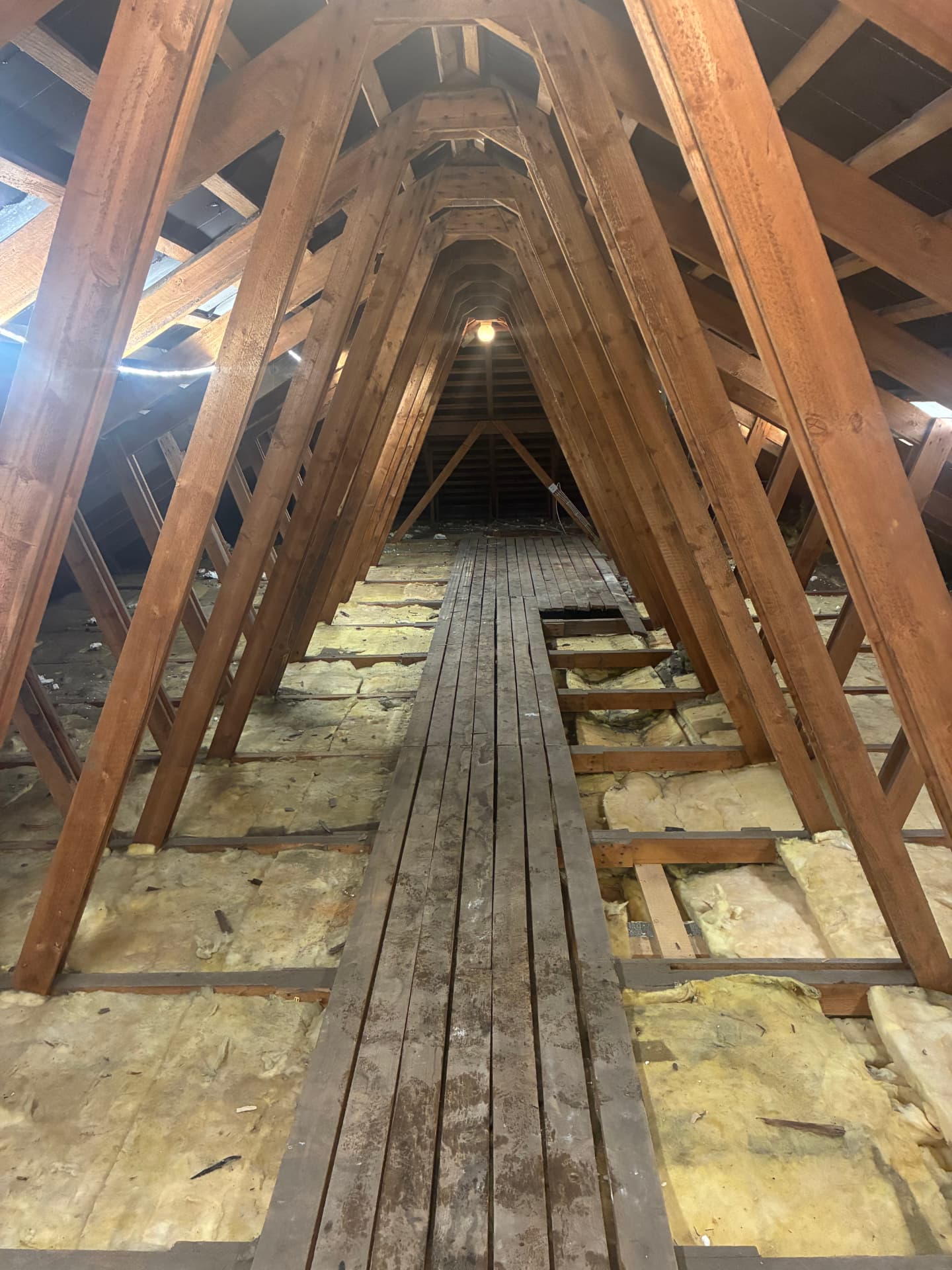 Loft før efterisolering